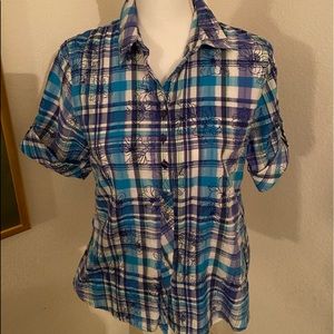Allison Daley Tab Short Sleeve Shirt size 6P
